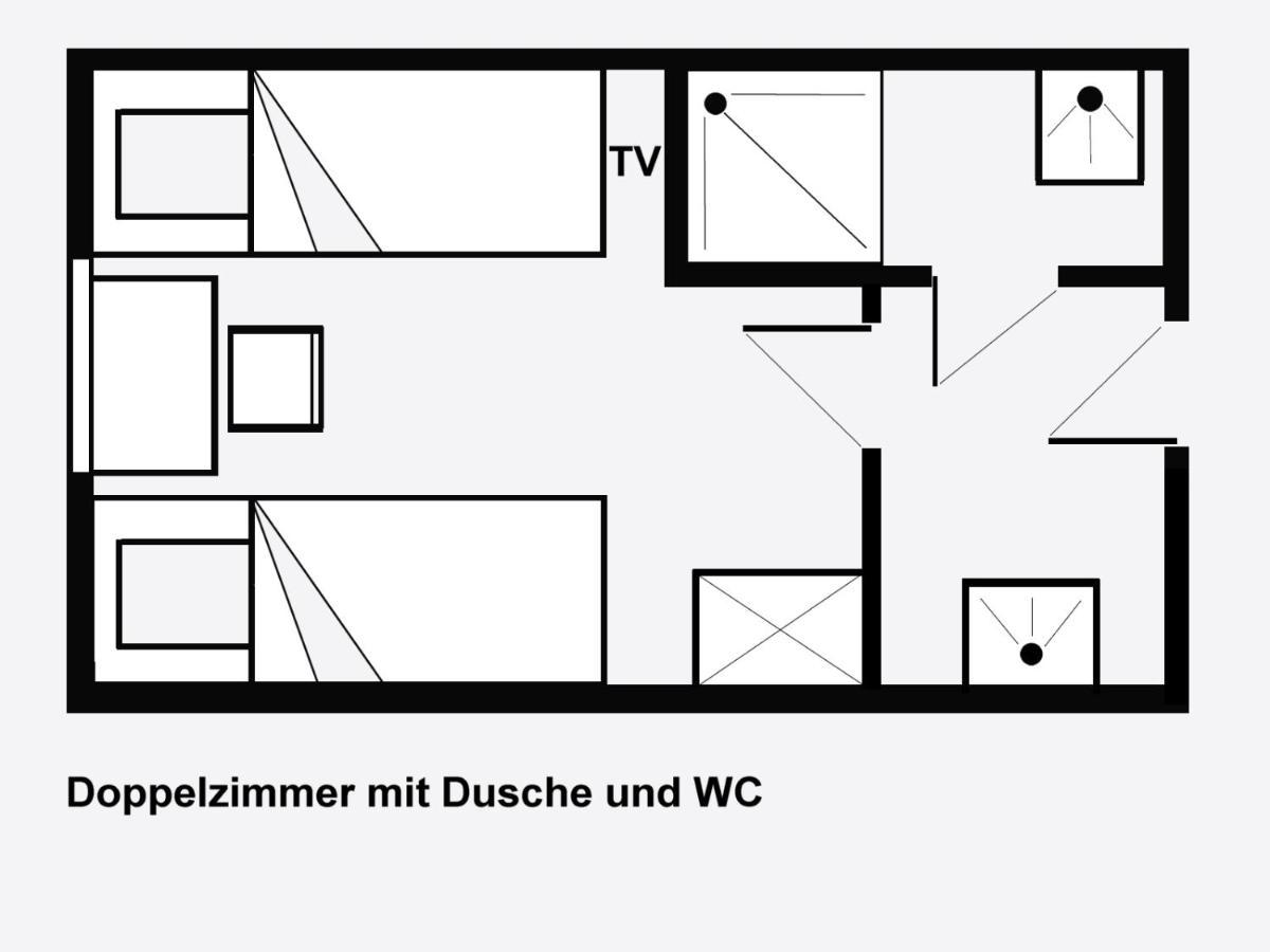 Doppelzimmer mit WC